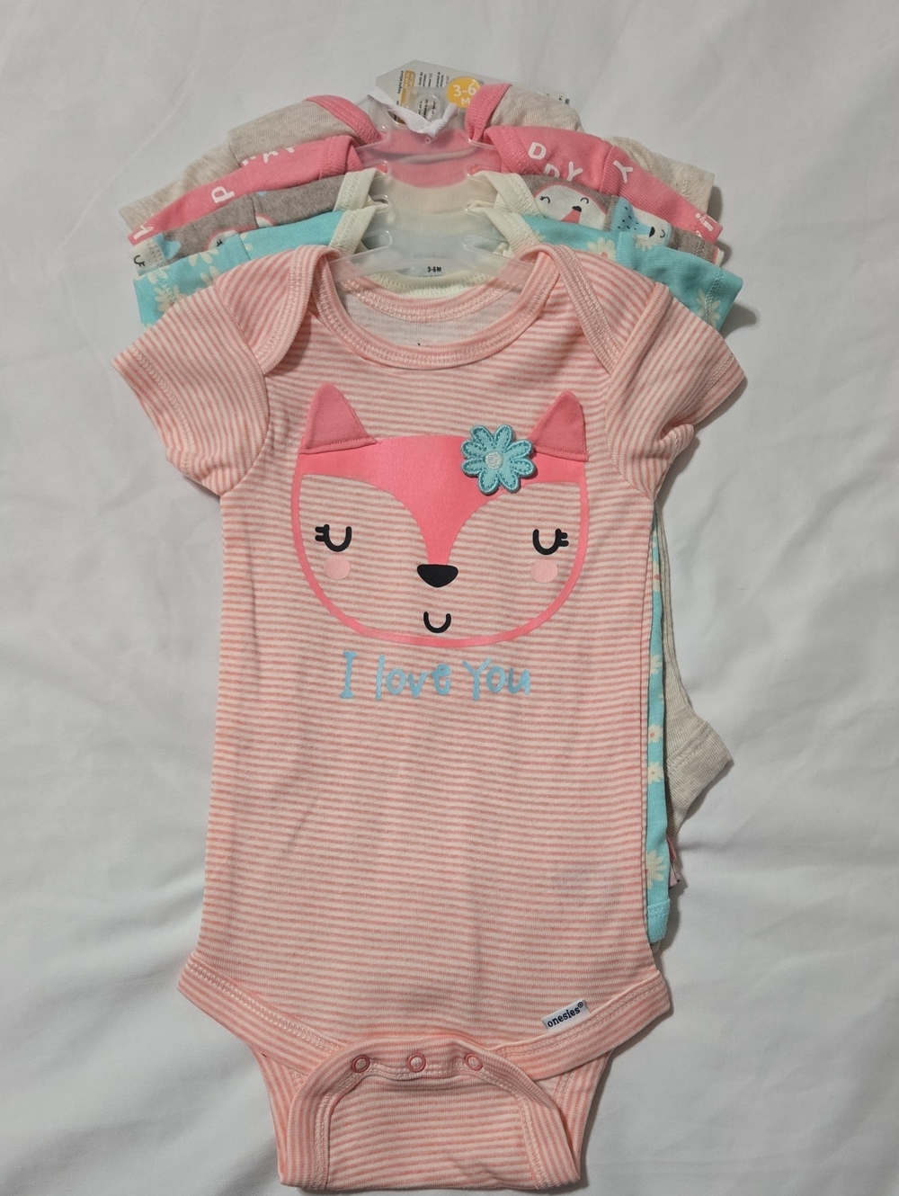 Gerber 5 pack of short sleeve onesies